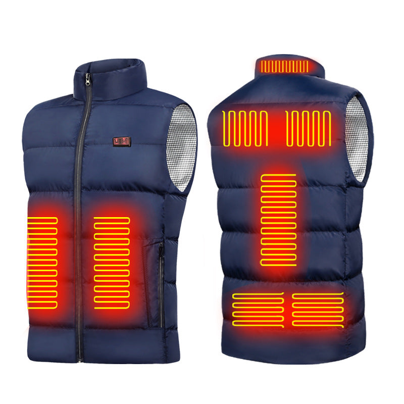 Usb Rechargeable Heating Down Cotton Heating Vest