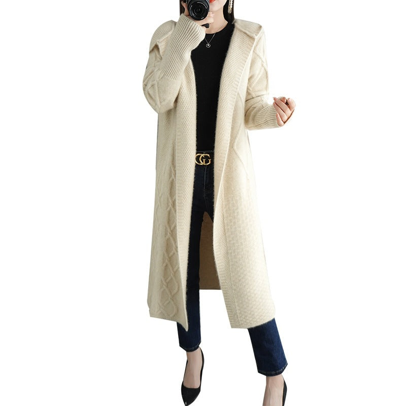 Women's Thick Fleece Hooded Coat