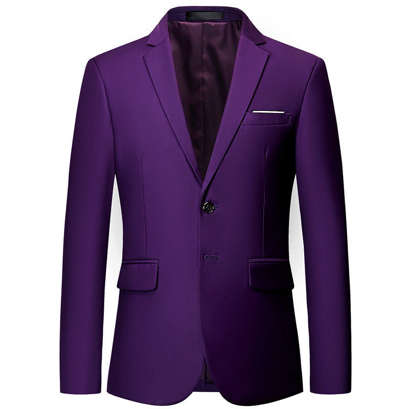 Men's Fashion Casual Two-button Small Suit Jacket