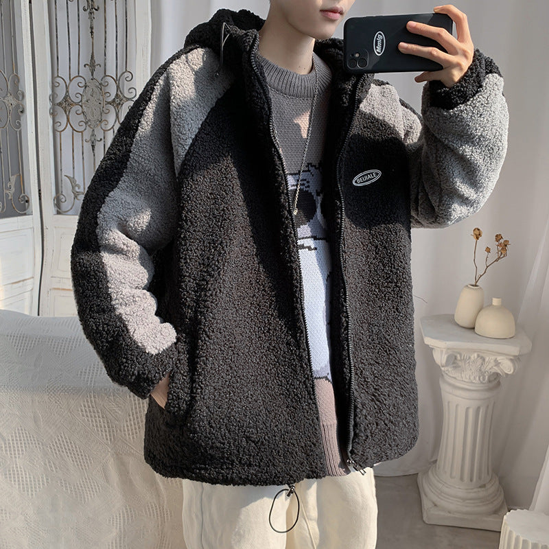 Couple Loose Lamb Plush Jacket