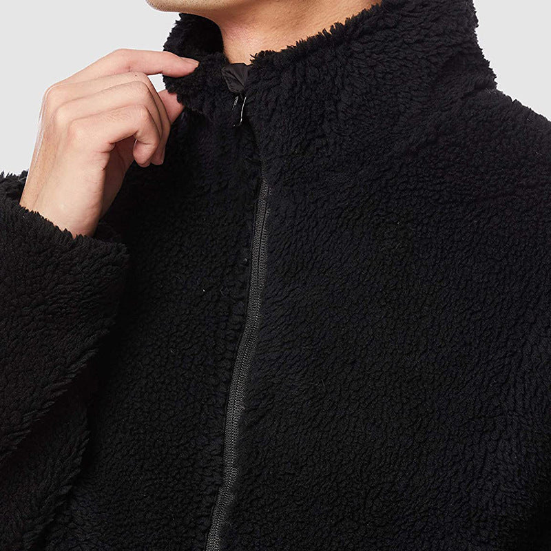 Men Casual Polar Fleece Sweater