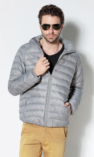 Men's Hooded Young And Middle-aged Casual Business Jacket