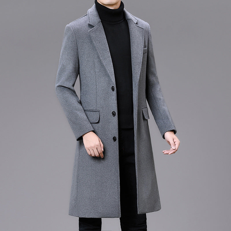 Men Cotton Long Coat