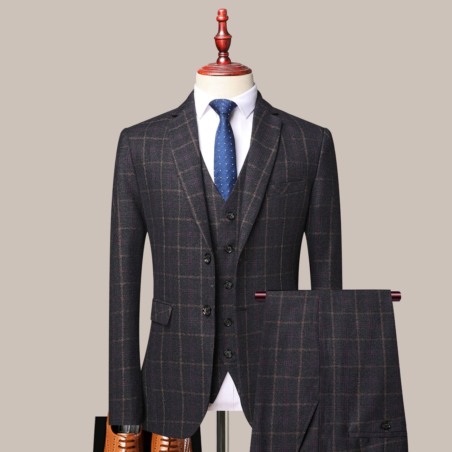 Young And Middle-aged Men's Three Piece Suit