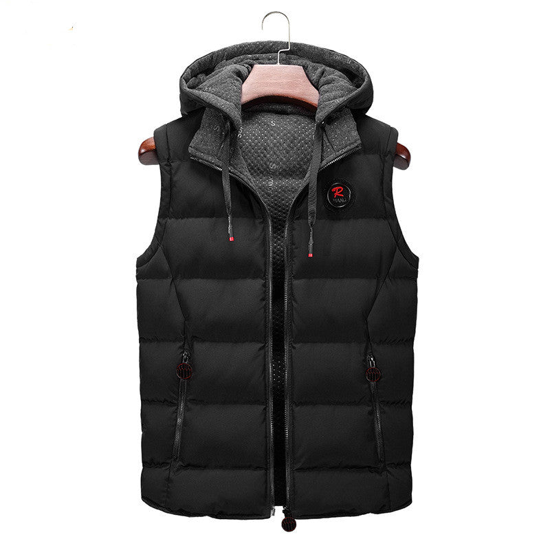 Winter Men's Warm Vest Waistcoat Jacket
