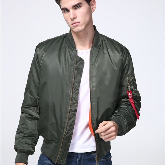 Reversible Short Couple Retro Bomber Jacket