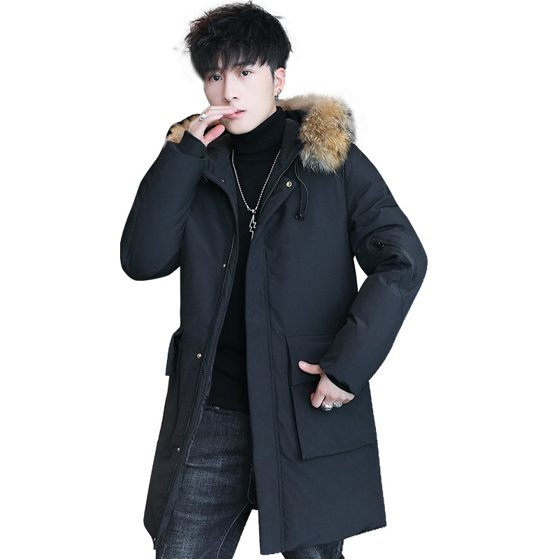 Fur Collar Warm Down Padded Workwear