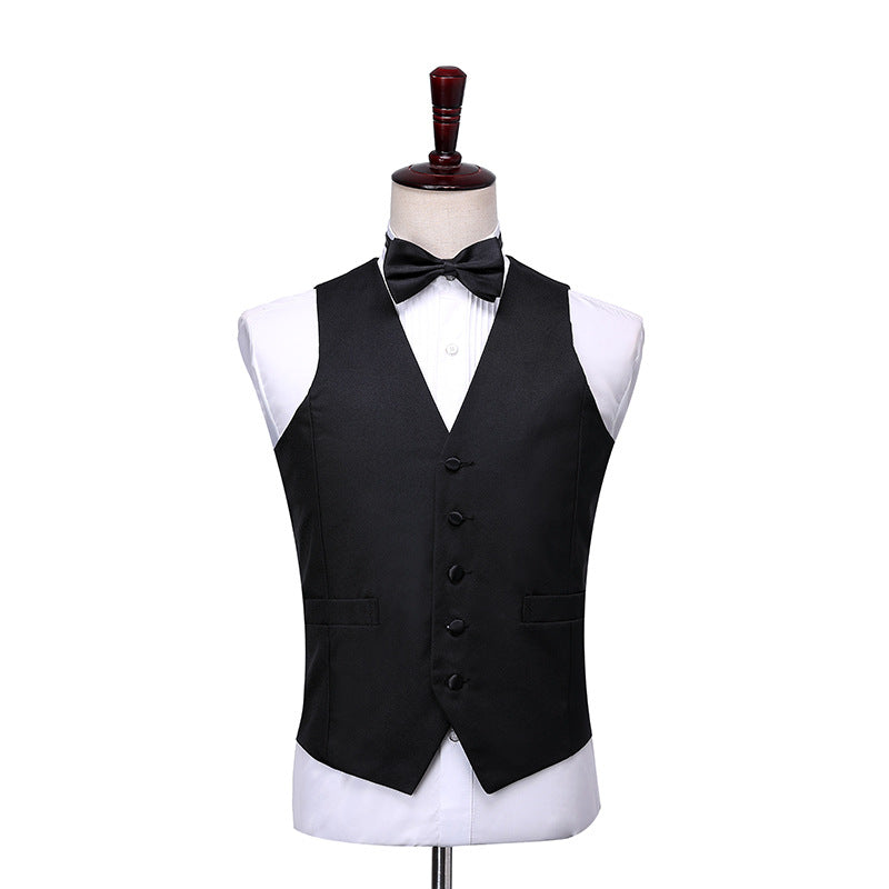 Fashionable Male Magician Black And White Light Tuxedo