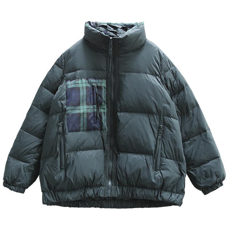 Damen Winter Stehkragen Leichte Lockere Schlanke Warme Daunenjacke