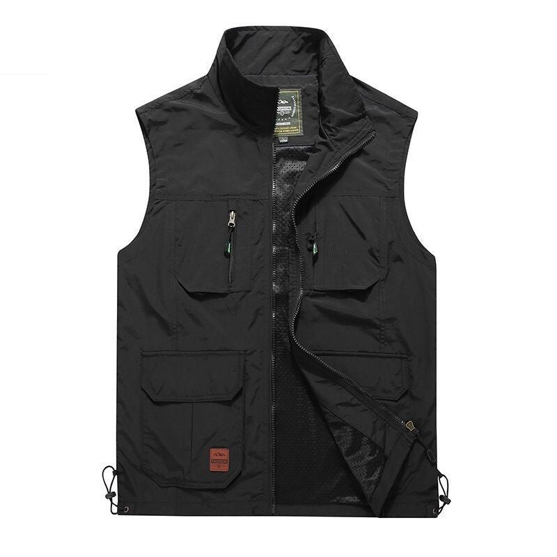 Outdoor Quick Drying Multi Pocket Casual Tank Top