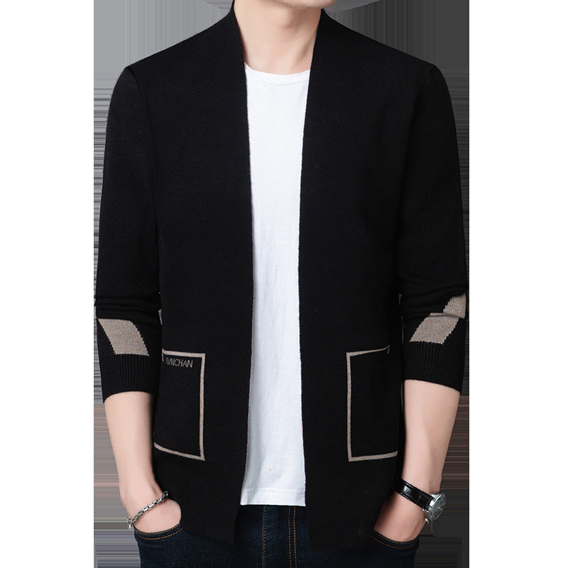 Men's Casual Thin Outer Wear Cardigan Loose