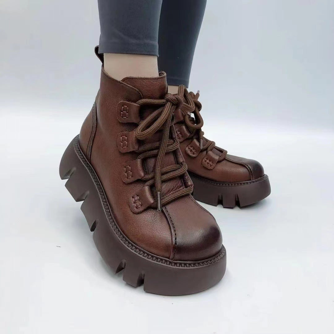 Women's Muffin Thick Snow Boots Fleece-lined