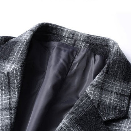 Men's Wool Suit Business Leisure Coat