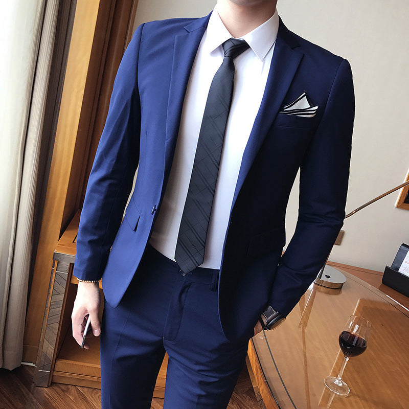 Men's Fashion Casual One Button Suit