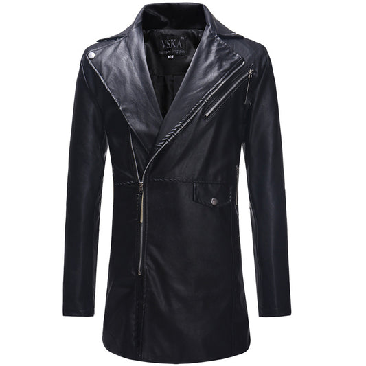 Winter Slash Chains Big Lapel Men's Leisure