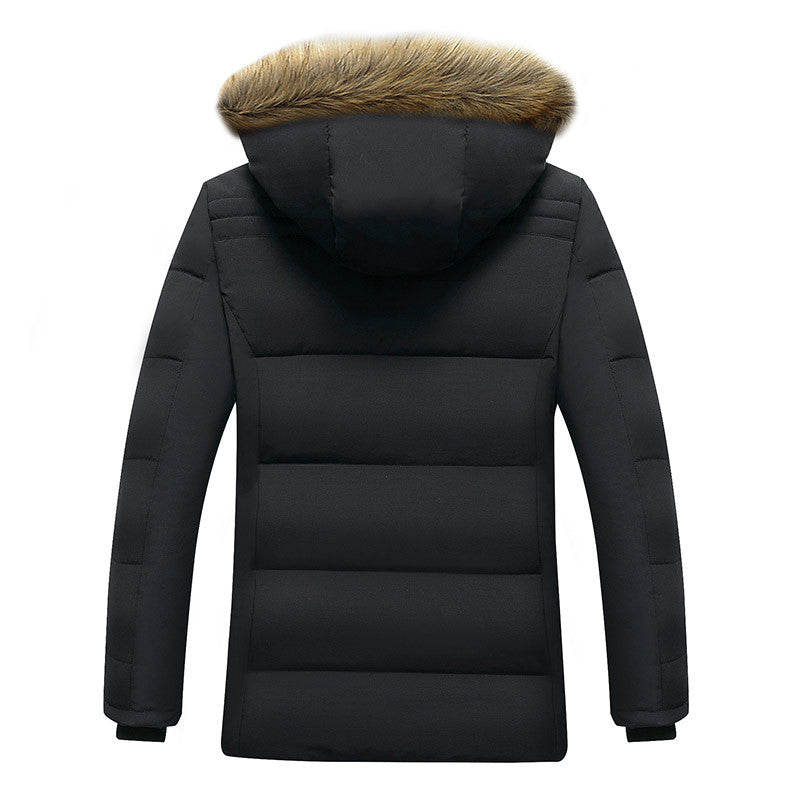 Herren Baumwolle gefütterte Jacke Plus Samt Dicke Baumwolle gefütterte Jacke Herbst Und Winter