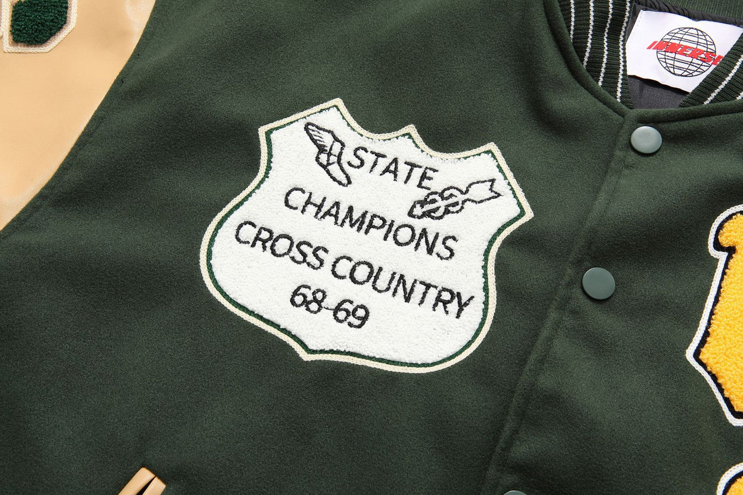 Baseballjacke mit Rundhalsausschnitt für Herren und Damen