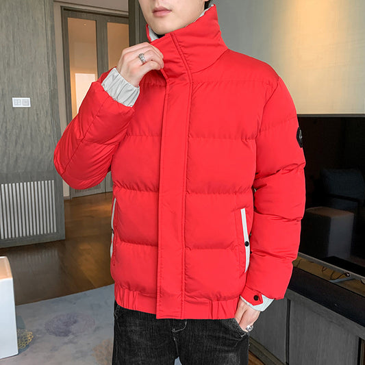 Men's Winter Jacket Korean Bread Coat Thick Section