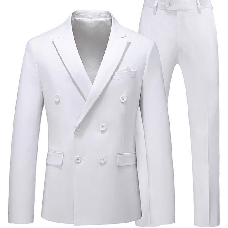 Men two Piece Slim Fit Casual Tuxedo Suit