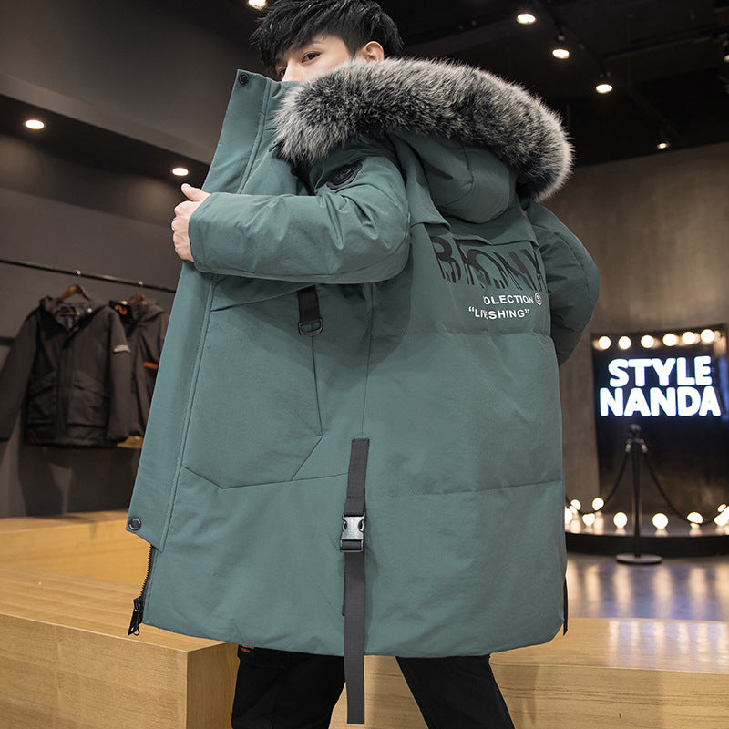 Long Thickened Warm Coat For Men