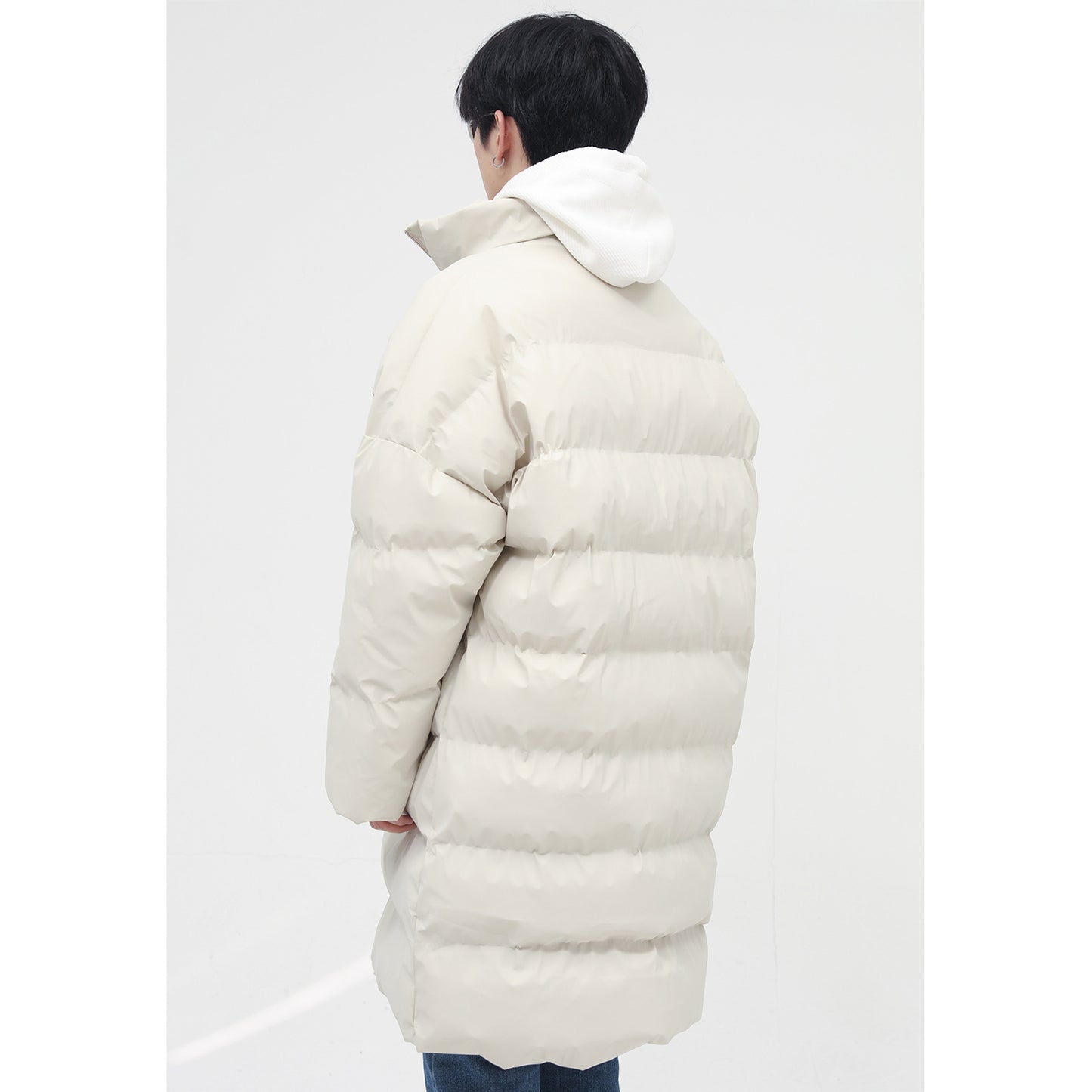 Loose And Simple Mid-length Personality Ins Tide Brand Cotton Jacket