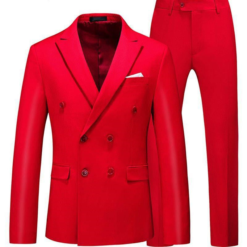 Men two Piece Slim Fit Casual Tuxedo Suit