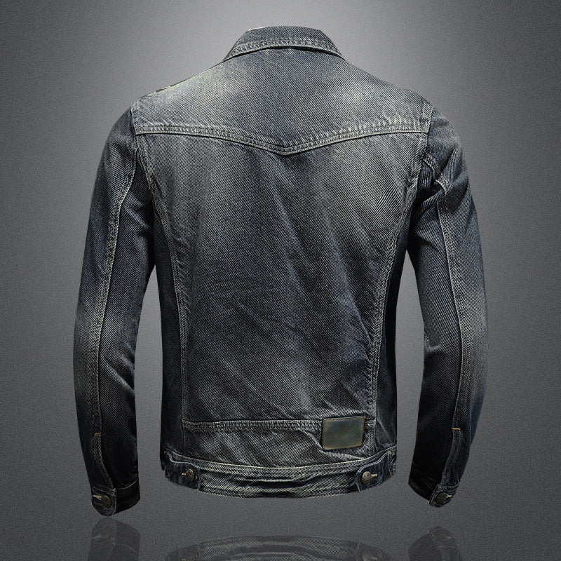 Twill-Jeansjacke für Herren