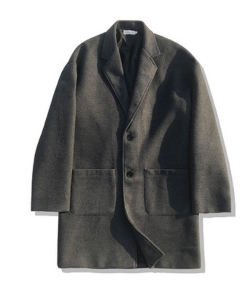 Men's Slim Woolen Coat