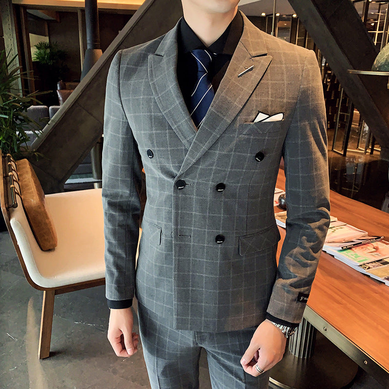 Men's Three-piece Slim-fit suit