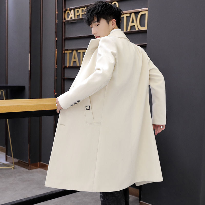 Men's Mid-length Trench Coat