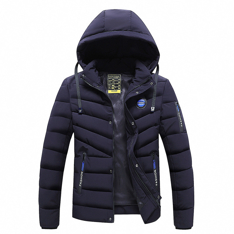 Men's Cotton-padded Jacket Plus Size Removable