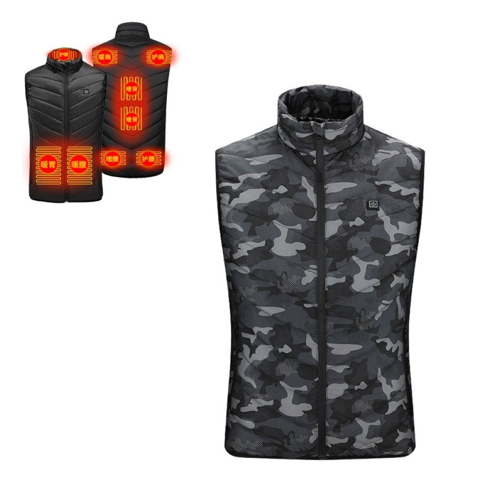 Dual Control USB Massage Heating vest