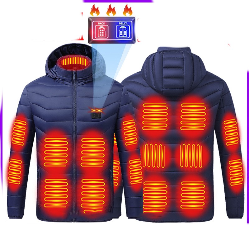 USB Charging And Heating Jacket Throughout The Body