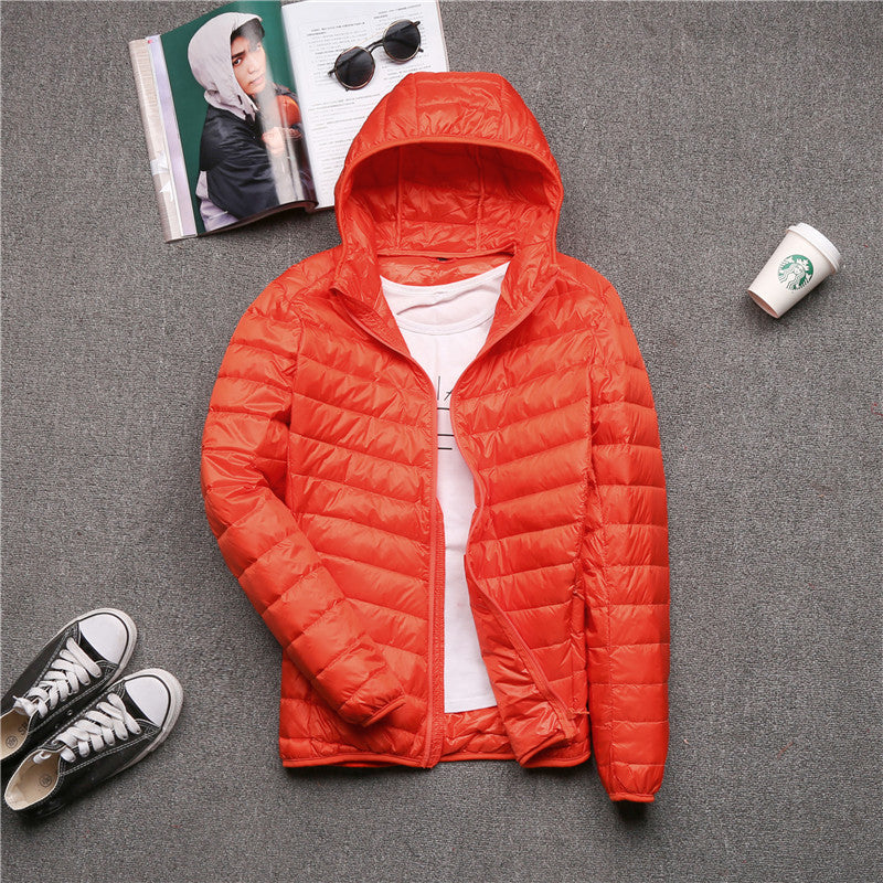 Sports Hooded Winter Wear Duck Down Jacket