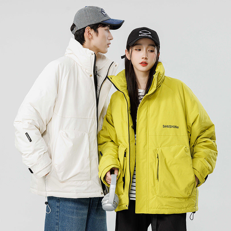 Thick Windproof Shell Jacket Oversized Loose Coat