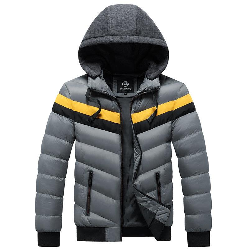 Men Winter Hooded Jacket