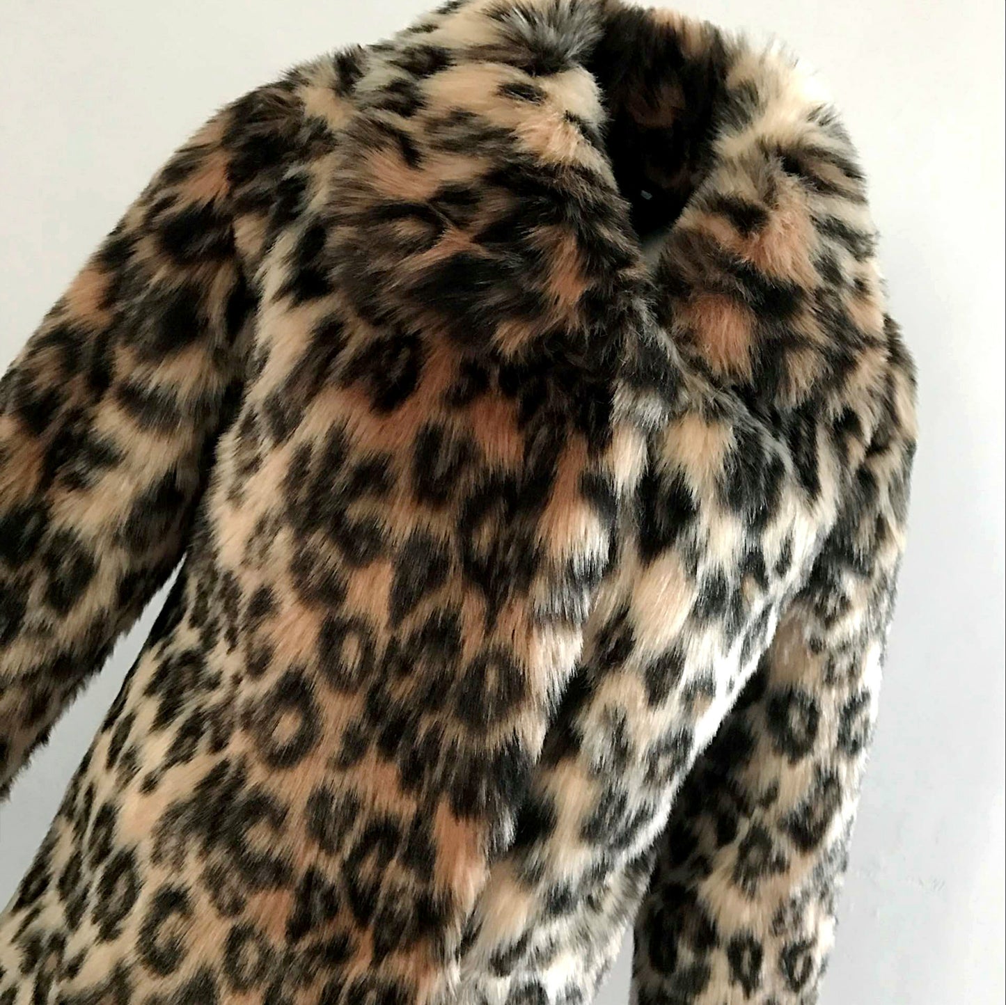 Leopard Like Fur Coat