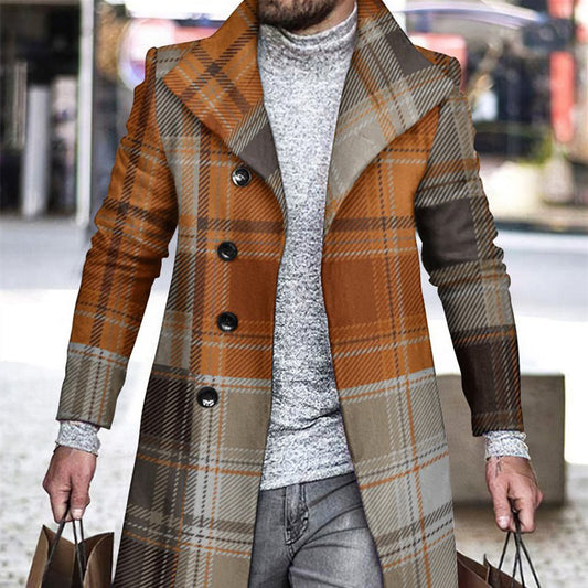 Men's Fashion Casual Print Windbreaker Jacket