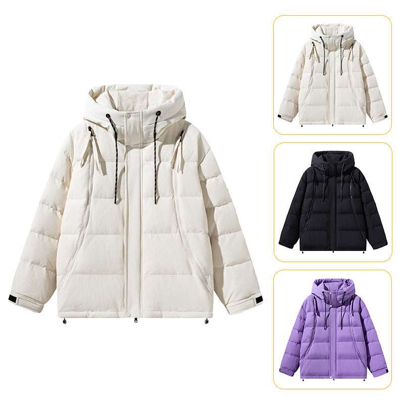 Hooded 90 White Duck Down Jacket Fashion Brand Casual Loose