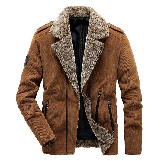 Loose And Thick Men's Cotton Coat