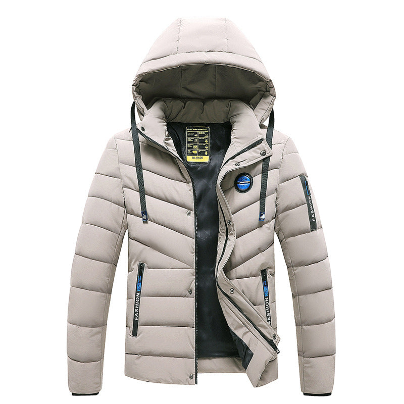 Men's Cotton-padded Jacket Plus Size Removable