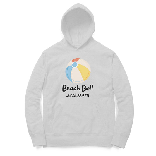 Junglearth Brown Minimalist Beach Ball Hoodie